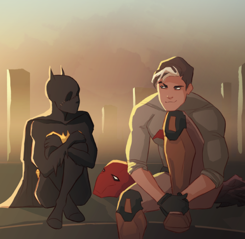 ninalinovna: bat sibling bonding time