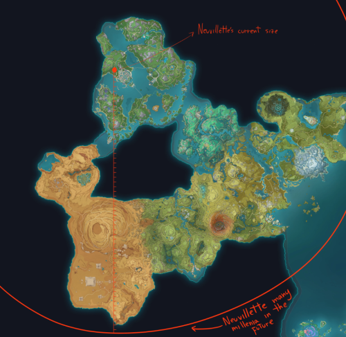 All The Lore You've Written For Nuvillette Implies That It's Possible For Him To Cover All Of Teyvat,