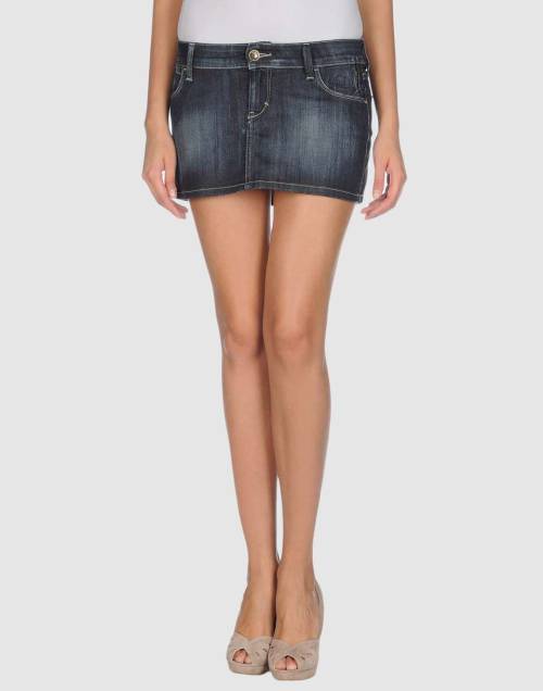 MELTIN POT Denim skirtsSee what&rsquo;s on sale from Yoox on Wantering.