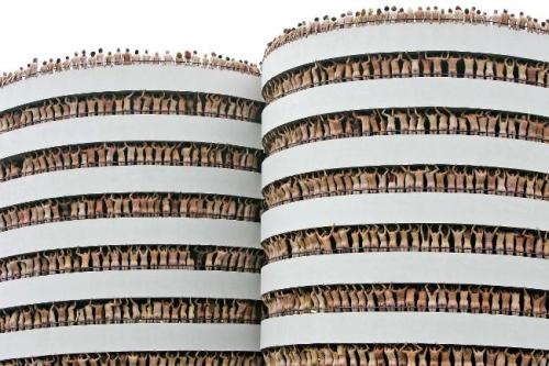  World finest photography art by Spencer Tunick. Group of naked peoples