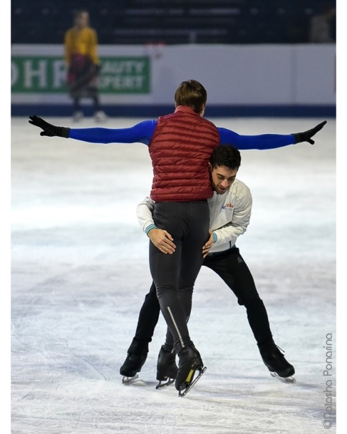 ohminah:  More Javi and Deniss at the Europeans 2019 gala pratice (Pictures are from @ponarushka on instagram)