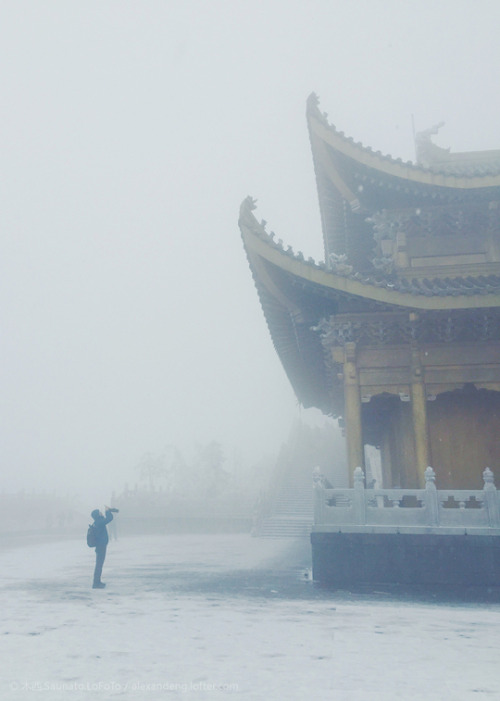 mingsonjia:雪漫金顶Jinding, Emei Shan, Sichuan