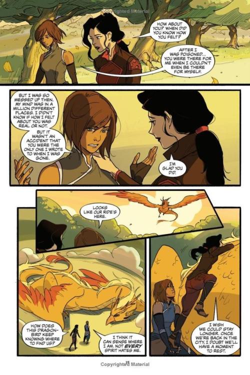 espanolbot:Preview of Legend of Korra: Turf Wars, Via Amazon.Awwww!A page of the visit behind the cu