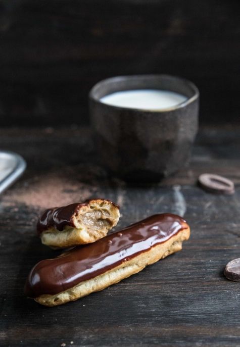 Porn intensefoodcravings:  Coffee Éclairs | Pastry photos