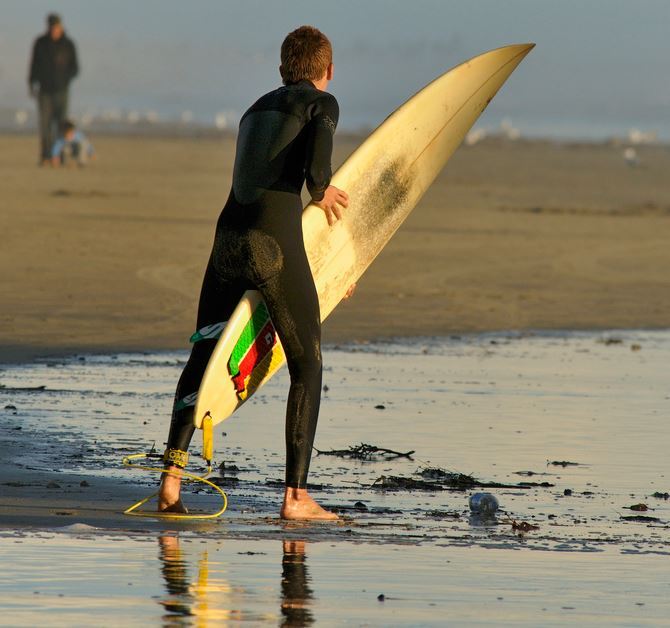 GALLERY Everybody was surfing in their tight neoprene wetsuits&hellip; I&rsquo;m