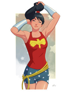 mro16-art:  Wonder Girl Pin Up by Mro16 