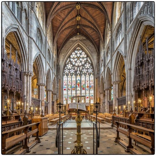 vox-anglosphere: Ripon Cathedral in Yorkshire is noted for its wooden ceiling