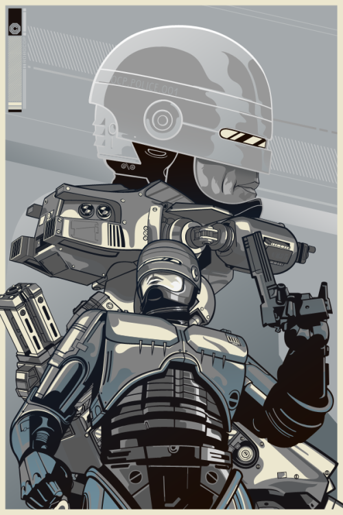 pixalry:RoboCop: Then &amp; Now Posters - Created by Vincent Rhafael AseoYou can follow the artist on Tumblr | Twitter 