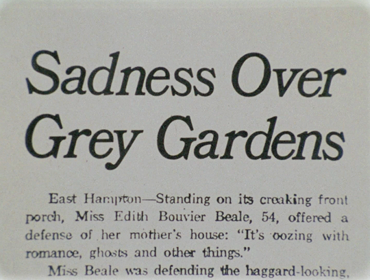 adele-haenel:   Grey Gardens1975, dir.  Ellen Hovde, Albert and David Maysles, Muffie