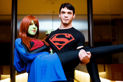 ixhaku:  mjschryver:  Another one of my favorite Superboy cosplayers, with a couple of awesome friends.________________ Superboy played by Clark (ixhaku).Supergirl played by Chii (fwips).Miss Martian played by Nina (hythe). Top photo; bottom right photo: