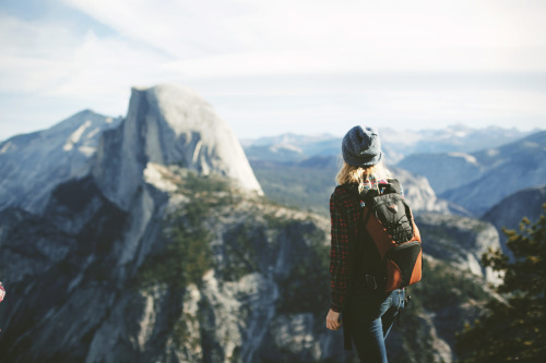 whitneyjustesen:Danielle at Glacier Point, Yosemite National ParkNovember 2014