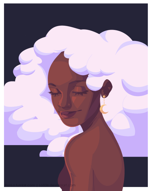 Head in the Clouds.  Microsoft Paint.A cooldown drawing drawn between classes. &lt;3 