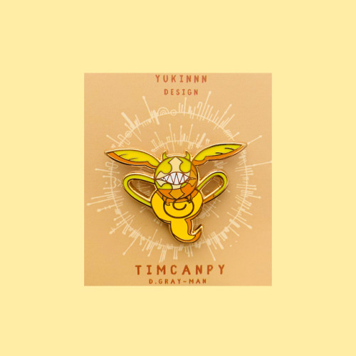 yukinnn:HEY YA, my Timcanpy pins finally arrive today! They look shinnnyyyyyy. These pins are 35mm, 