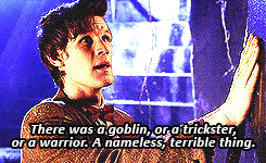 tillthenexttimedoctor:  &ldquo;And who is the Doctor?&rdquo; - &ldquo;The