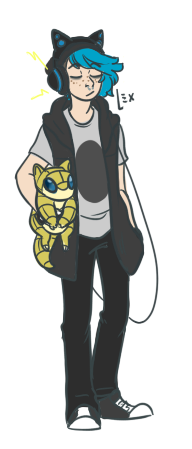 So In An Attempt To Get Myself Back Into A Drawing Mood, Ive Been Drawing My Poketrainer Self For The