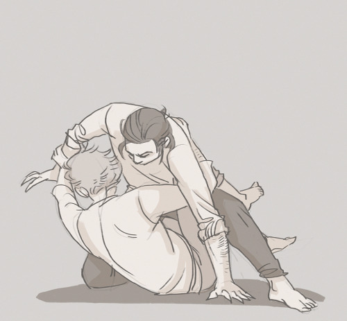 velvettodraws:( ͡° ͜ʖ ͡°) old vampire dudes making out sparring.