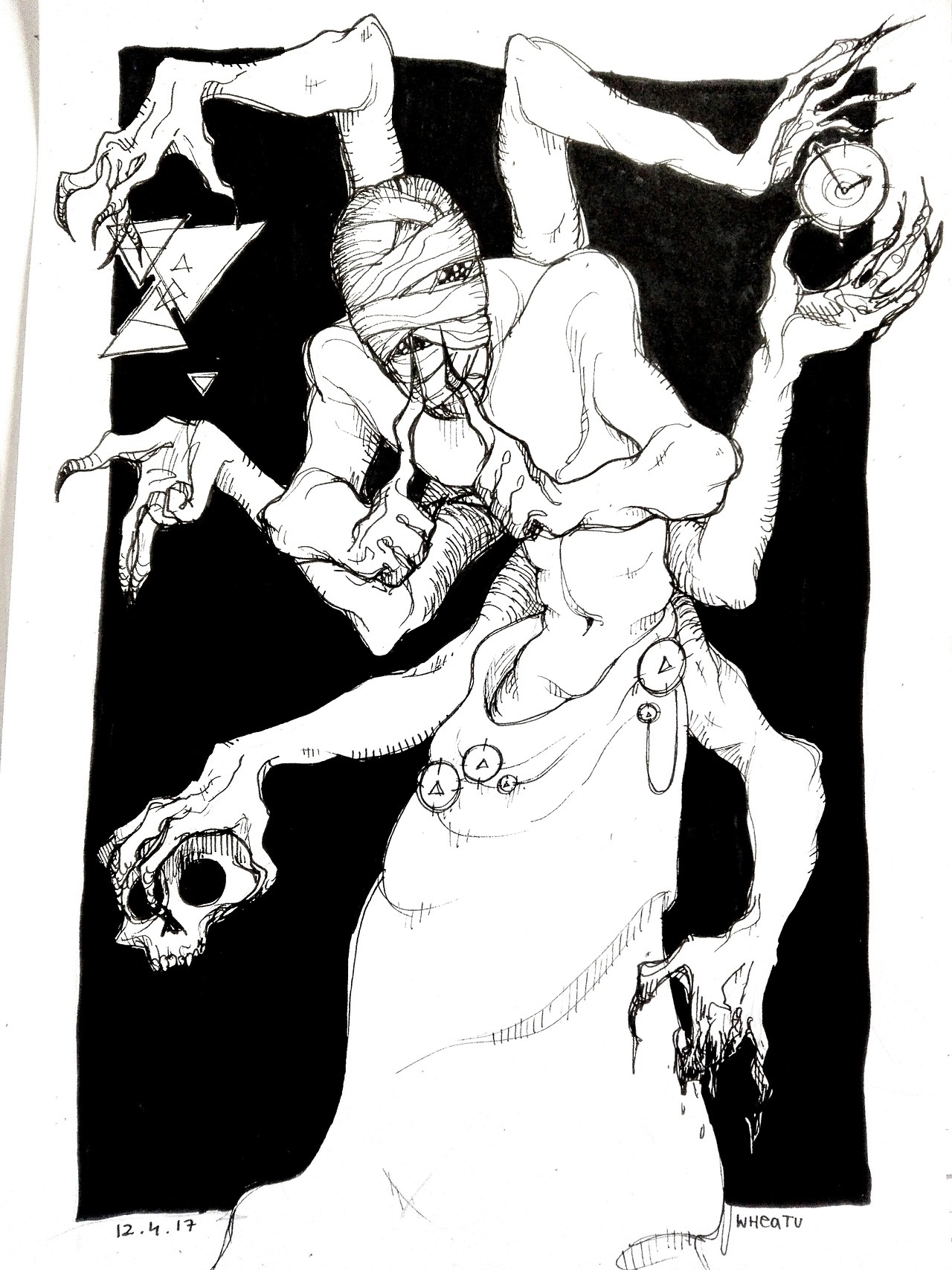 wheatu:Old projects of Sons of Death, made in the hospital. I totally forgot to post