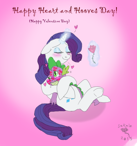 mlpfim-fanart:Rose for my Special Somepony by SukalaTheLady  X3 &lt;3