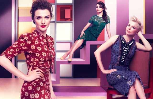 Michelle Williams, Rachel Weisz and Mila Kunis for InStyle Magazine