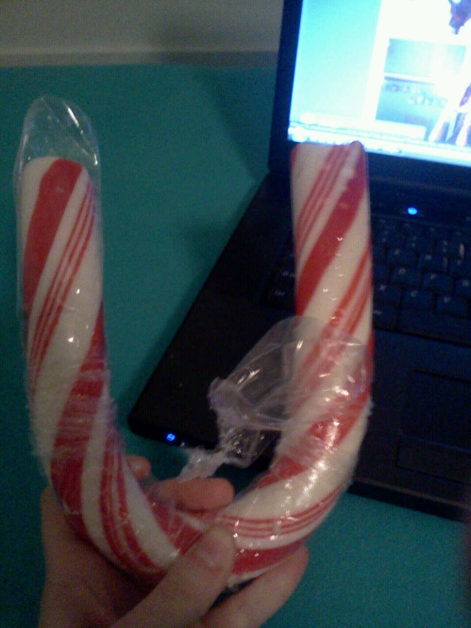 I did not eat it that quickly. I just learned that it is crappy as a sword