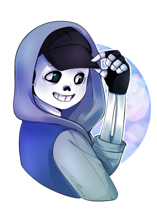 Quick headshot of DanceTale!Sans~ i hate the arm ughhh