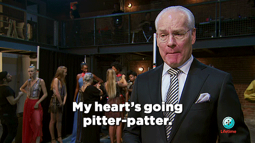 Our hearts are going pitter-patter for Tim Gunn! 💗💓💗