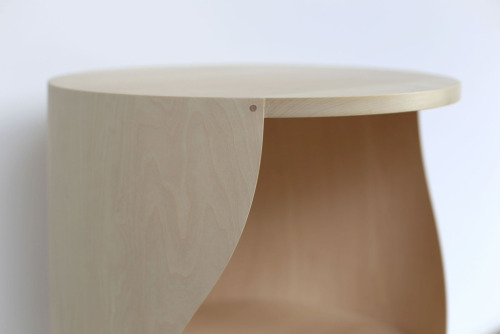 Wave shelf by Rasmus PalmgreenThe Wave shelf is a unique set of plywood shelfs, created by the Finni