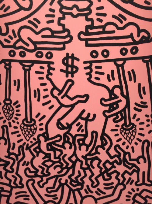 artimportant:Keith Haring - The Great White Way (close-up), 1988(Pictures are mine)