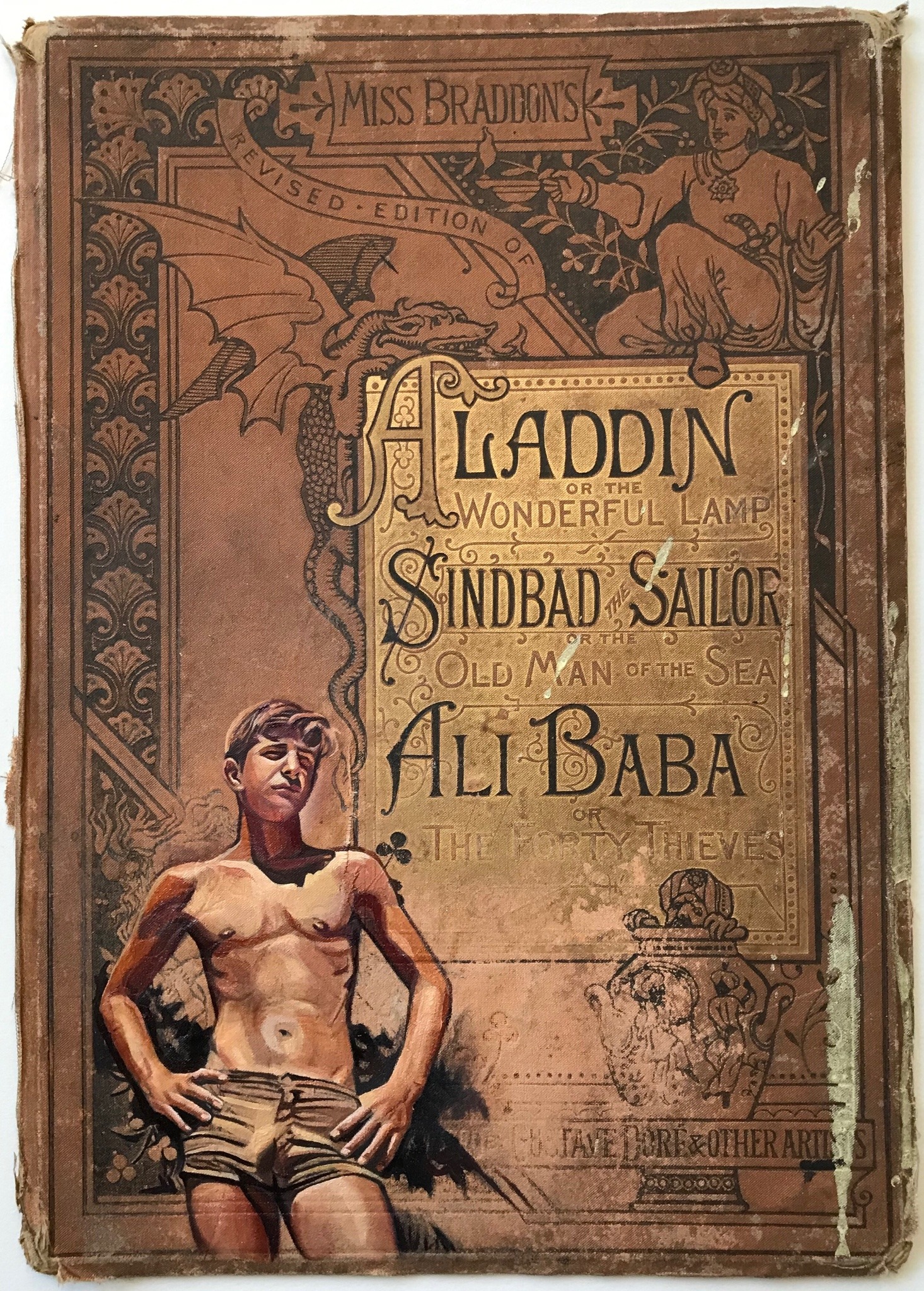 XXX balcombe:“Aladdin” oil study on antique photo