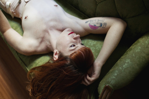 cleanmoralpolite:  Barbary on the couch.Photographed by Me.