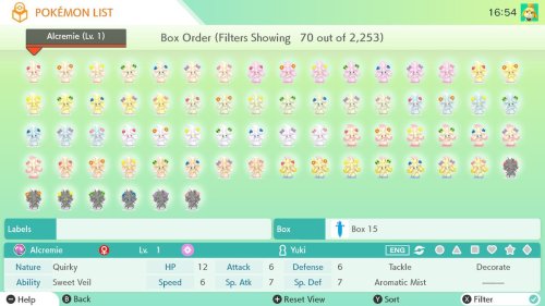 wiittyusername:It only took 2,675 eggs but… I finally have all 70 forms of AlcremieMy co