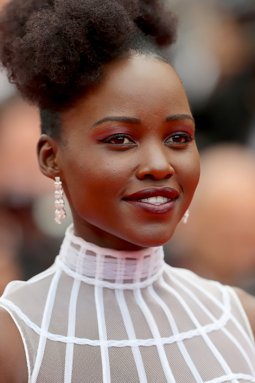 Lupita Nyong’o attends the screening of ‘Sorry Angel’ during the 71st Annual Cannes Film Festival at