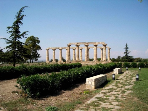 italian-landscapes:Metaponto, Basilicata, ItalyMetaponto was one of the Greek colonies in Southern I