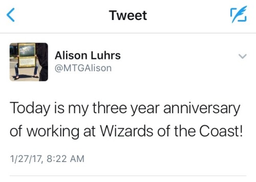 Happy three year Workiversary to @wizardsmagic Community Manager Alison Luhrs! What are some of your