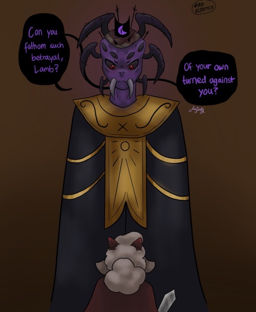Day 26 Of Cotltober „Eldritch“! Its Kinda Basic But I Used This Opportunity To Give My Shamura A
