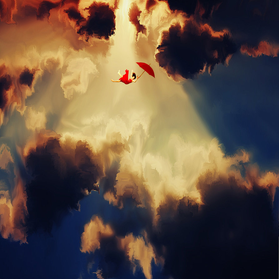 mr-dreamscape:  http://andrework.deviantart.com/art/Falling-Woman-441911581