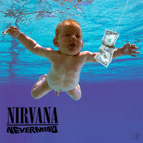 jbetcom:Nirvana - Nevermind - 1991Original album cover.29 years chasing the dollar bill, HB