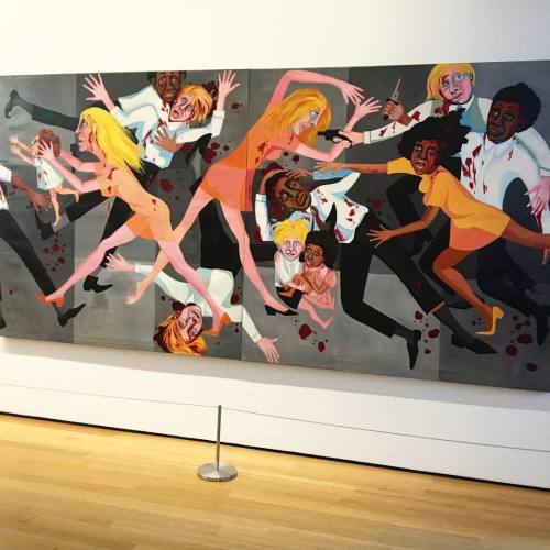 @FaithRinggold’s epic update of Guernica for the Civil Rights movement, “American People