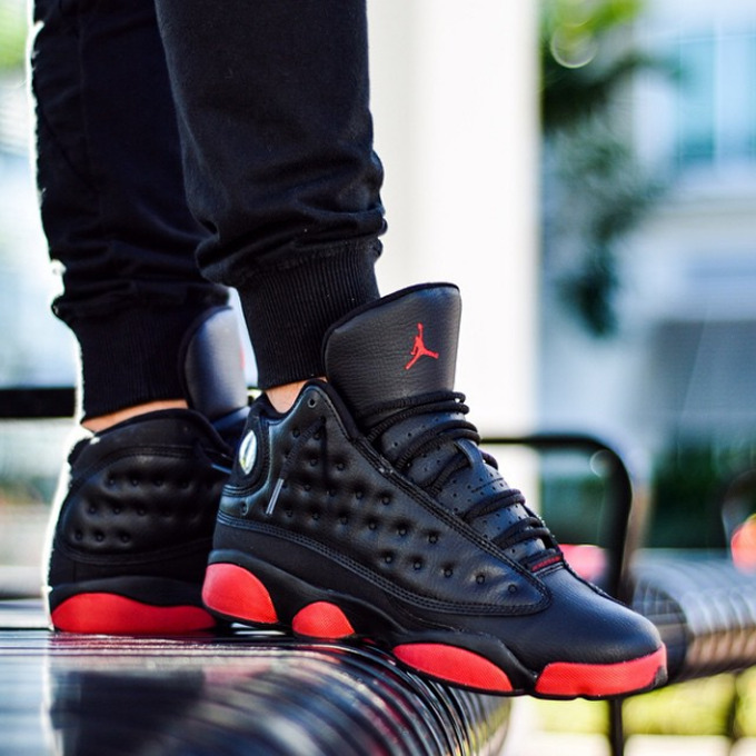 jordan 13 on feet