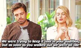 bluesteelstan:Sebastian + reactions to being complimented pt.1 (pt.2)
