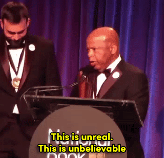 bookporn: the-movemnt:  Rep. John Lewis wins National Book Award 60 years after he
