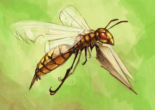 Pokémon Project 2016Beedrill2nd January 2016“Flies at high speed and attacks using its large venomou