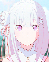 gokukoku:  emilia (re:zero ep.6) 