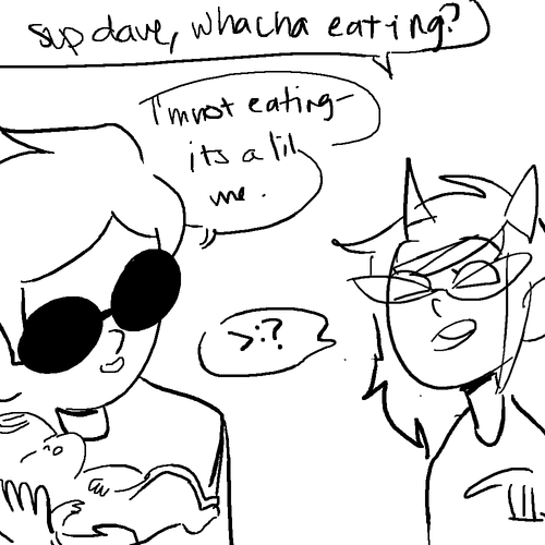 what if terezi got baby fever cause she likes the way they smell 