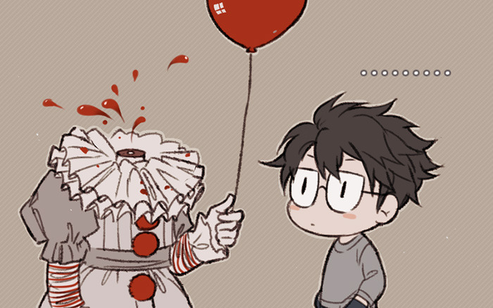 kawacy:  IT works 🎈My definition of “horror” .
