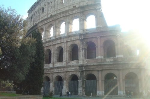 theancientgeekoroman:The Colosseum, Rome, Italy