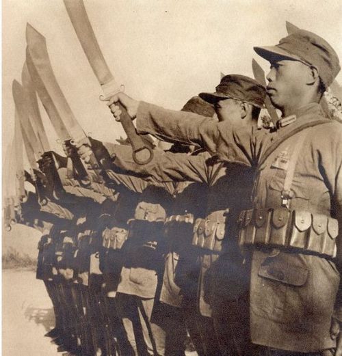 Chinese soldiers of the 29th Route Army, 1937, Second Sino Japanese War.