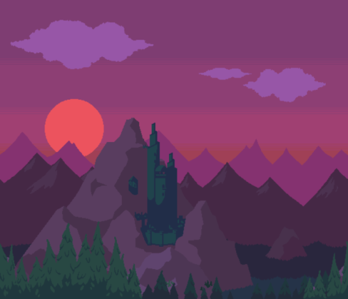 This took so long but this is the background for the first (possibly second) area of the game