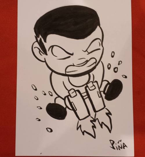 Had my signing at the Valiant booth and did some free sketches! Here’s one! #valiantcomics #bl