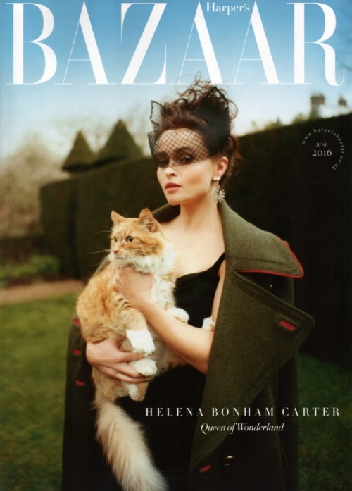 Helena Bonham Carter On the June Cover of UK Harper&rsquo;s Bazaar by Tom Craig